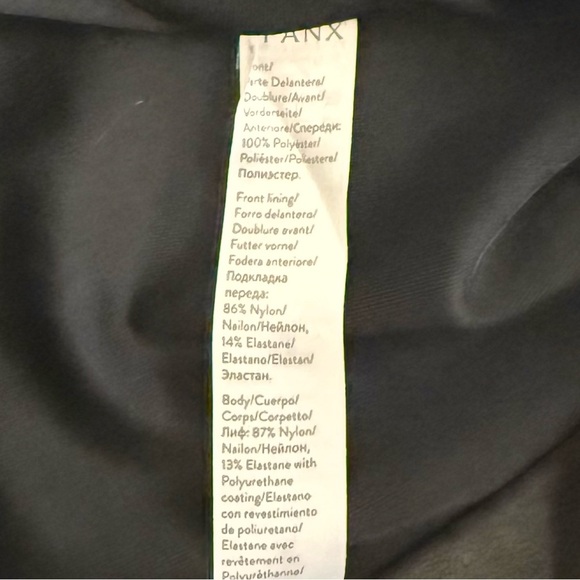 SPANX Sequined Faux-Leather Black Leggings Size Small - Picture 14 of 15